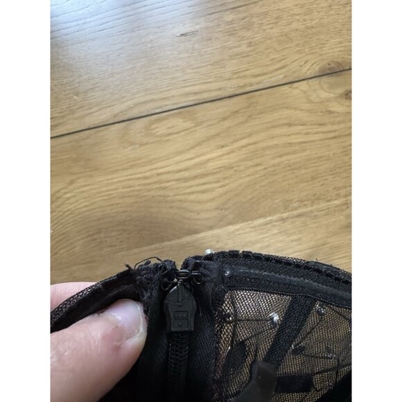 Blondie Nites By Stacy Sklar‎ Mini Dress Formal Gems Prom Homecoming Polyester - Picture 10 of 11